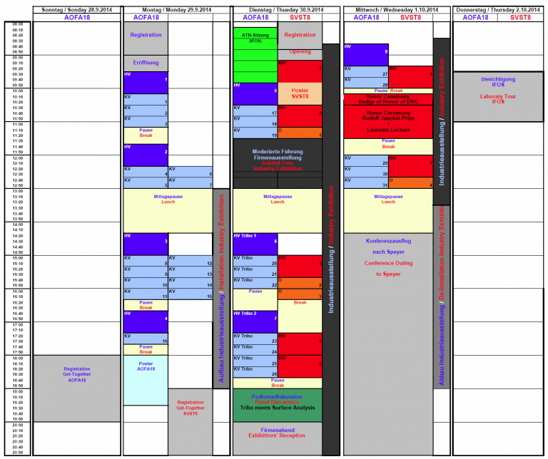 Zeitplan