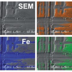Elementkonzentrationen: Oberflächenverteilungen